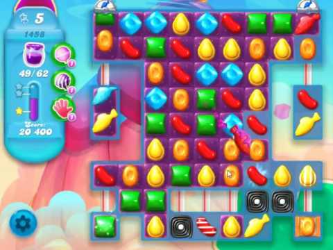 Candy Crush Soda Saga Level 1458 - NO BOOSTERS