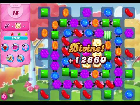 Candy Crush Saga Level 3184 NO BOOSTERS