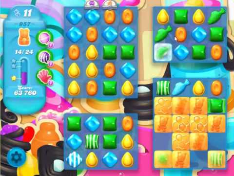 Candy Crush Soda Saga Level 957 - NO BOOSTERS