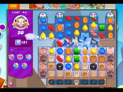 Candy Crush Saga Level 11497 - 25 Moves  NO BOOSTERS