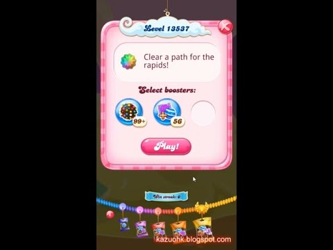 Candy Crush Saga Level 13537 (3 stars, NO boosters)