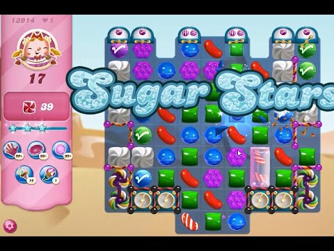 Candy Crush Saga Level 13914 (Sugar stars, No boosters)