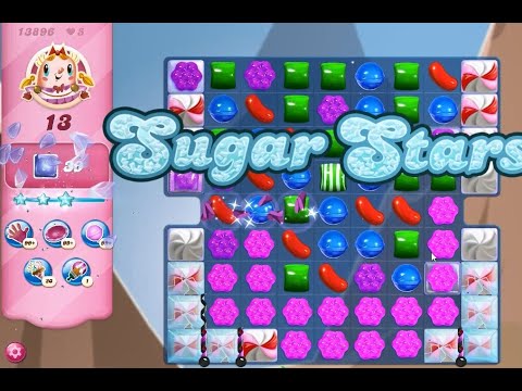 Candy Crush Saga Level 13896 (Sugar stars, No boosters)