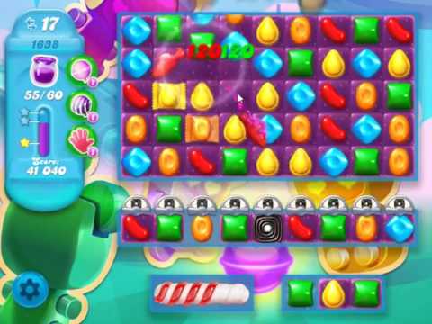 Candy Crush Soda Saga Level 1638 - NO BOOSTERS