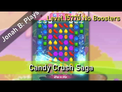 Candy Crush Saga Level 15770 No Boosters