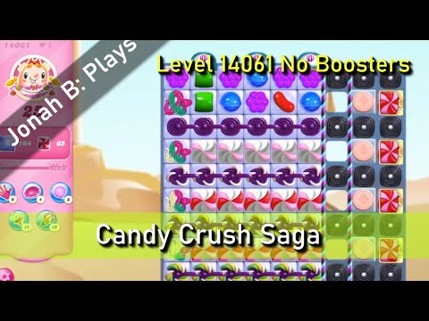 Candy Crush Saga Level 14061 No Boosters