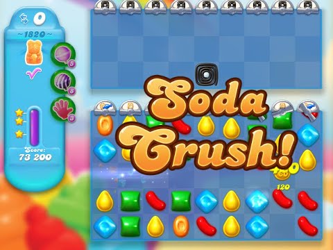 Candy Crush Soda Saga Level 1820 (3 stars, NO boosters)