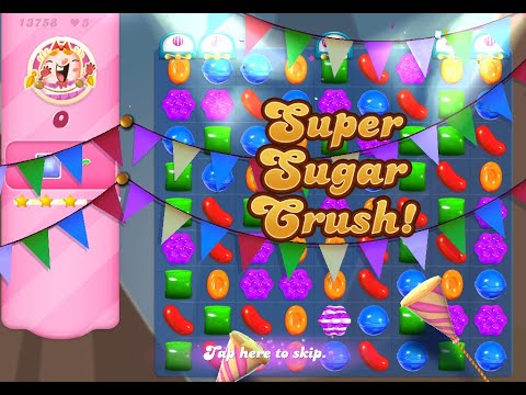 Candy Crush Saga Level 13758 (3 stars, NO boosters)