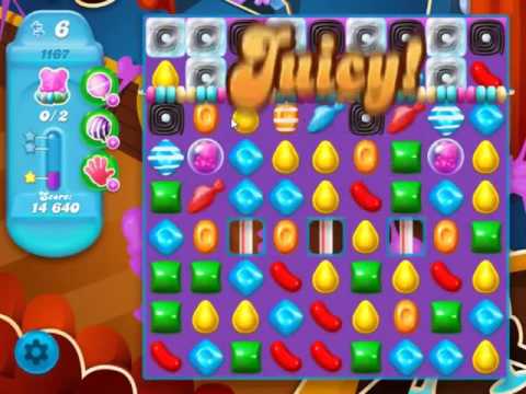 Candy Crush Soda Saga Level 1167 - NO BOOSTERS