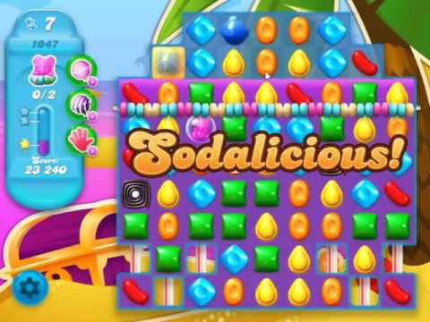 Candy Crush Soda Saga Level 1047 - NO BOOSTERS