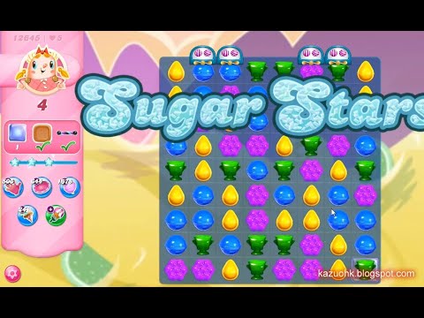 Candy Crush Saga Level 12645 (Sugar stars, No boosters)