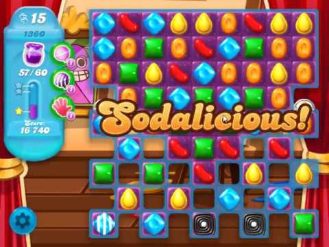 Candy Crush Soda Saga Level 1360 - NO BOOSTERS