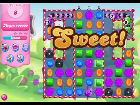 Candy Crush Saga Level 3858 NO BOOSTERS