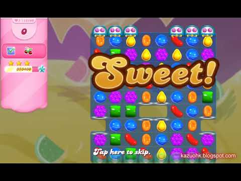 Candy Crush Saga Level 12199 (3 stars, No boosters)