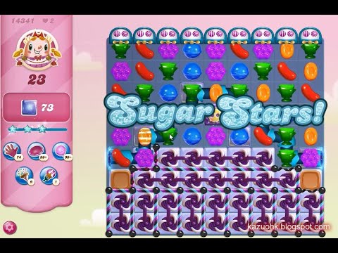 Candy Crush Saga Level 14341 (Sugar stars)