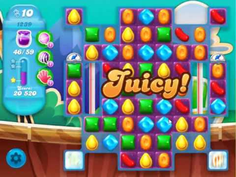 Candy Crush Soda Saga Level 1239 - NO BOOSTERS