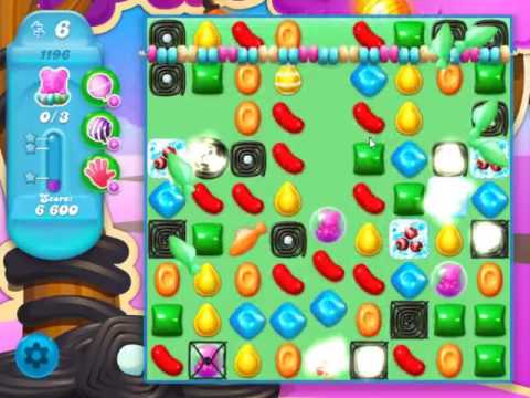 Candy Crush Soda Saga Level 1196 - NO BOOSTERS