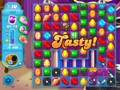 Candy Crush Soda Saga Level 1188 - NO BOOSTERS