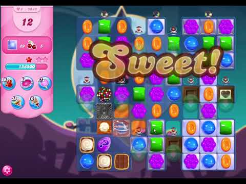 Candy Crush Saga Level 3878 NO BOOSTERS