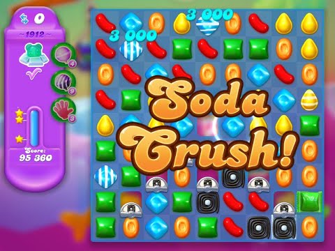 Candy Crush Soda Saga Level 1912 (3 stars, NO boosters)