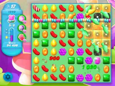 Candy Crush Soda Saga Level 1250 - NO BOOSTERS