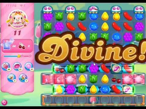 Candy Crush Saga Level 11116 - 3 Stars, 26 Moves Completed, No Boosters