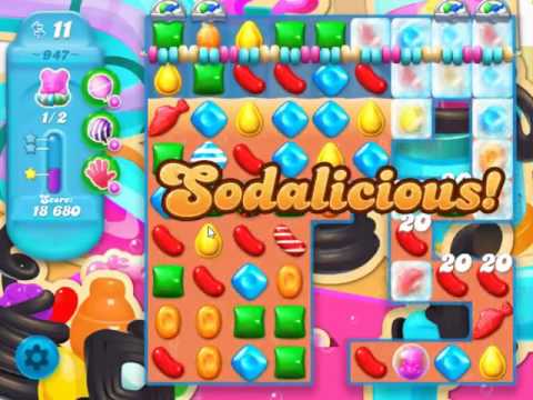 Candy Crush Soda Saga Level 947 - NO BOOSTERS