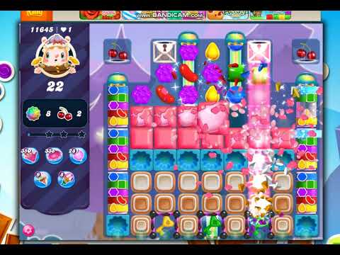 Candy Crush Saga Level 11645 - 23 Moves  NO BOOSTERS