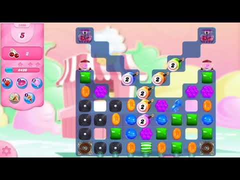 Candy Crush Saga Level 2800 NO BOOSTERS (11 moves)