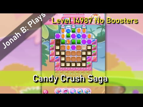 Candy Crush Saga Level 14987 No Boosters