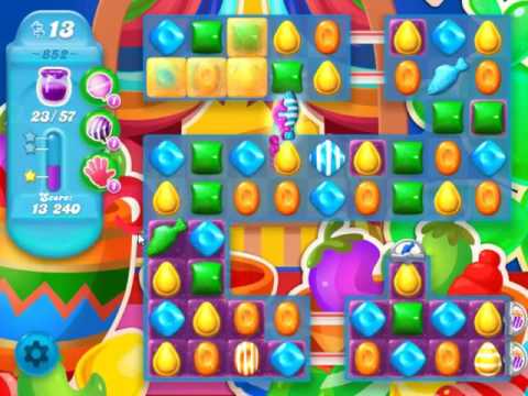 Candy Crush Soda Saga Level 852 - NO BOOSTERS