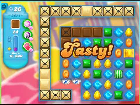 Candy Crush Soda Saga Level 3674 *