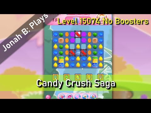 Candy Crush Saga Level 15074 No Boosters