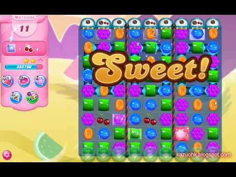 Candy Crush Saga Level 11598 (2nd version, 3 stars, No boosters)