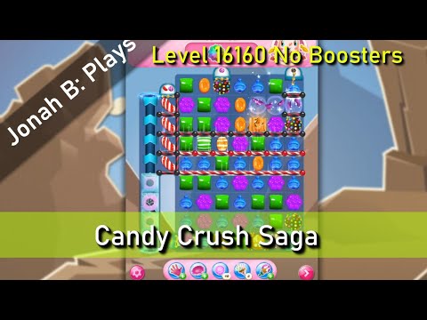 Candy Crush Saga Level 16160 No Boosters