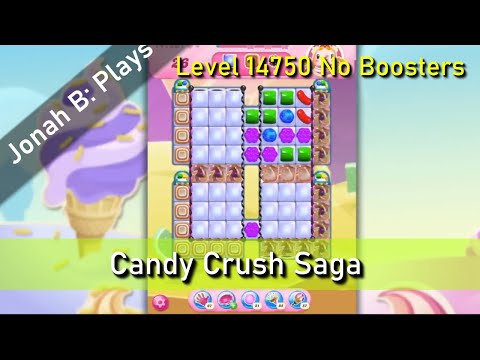 Candy Crush Saga Level 14750 No Boosters