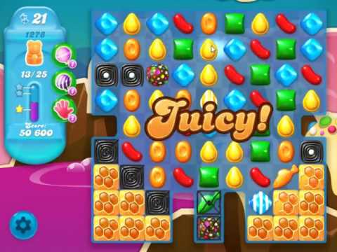 Candy Crush Soda Saga Level 1278 - NO BOOSTERS