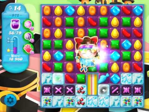 Candy Crush Soda Saga Level 972 - NO BOOSTERS