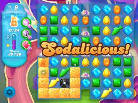 Candy Crush Soda Saga Level 1264 - NO BOOSTERS