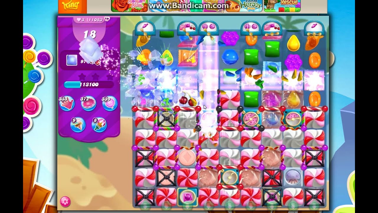 Candy Crush Saga Level 11083 NO BOOSTERS