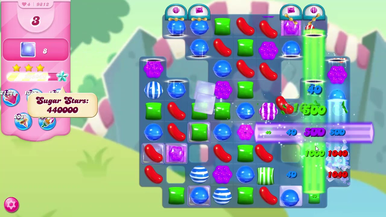 Candy Crush Saga Level 9812 NO BOOSTERS