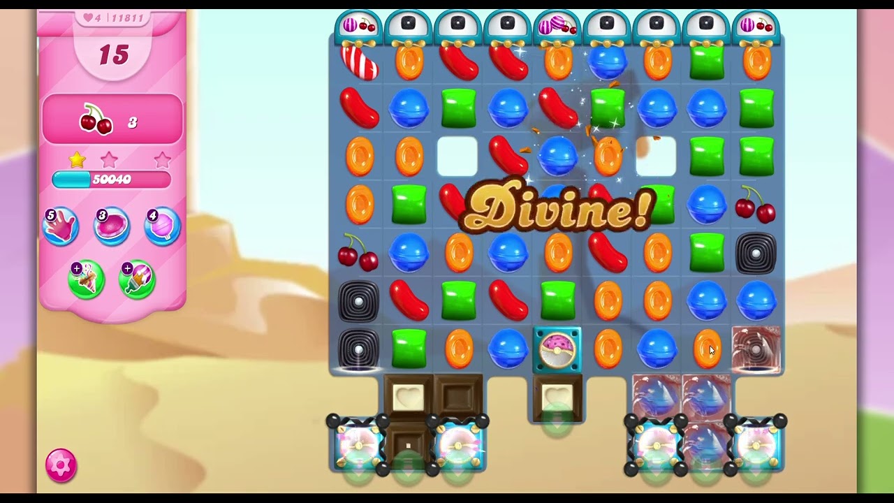 Candy Crush Saga Level 11811 - NO BOOSTERS