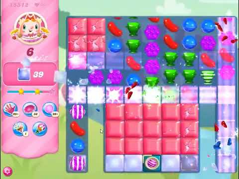 Candy Crush Saga Level 15512 - NO BOOSTERS | SKILLGAMING ✔️