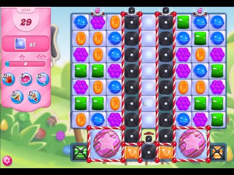 Candy Crush Saga Level 3744 NO BOOSTERS