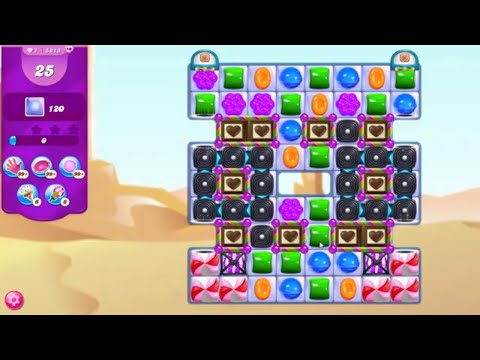 Candy Crush Saga LEVEL 5818 NO BOOSTERS (selective redesign)