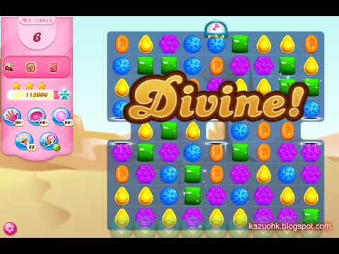 Candy Crush Saga Level 10916 (3 stars, No boosters)