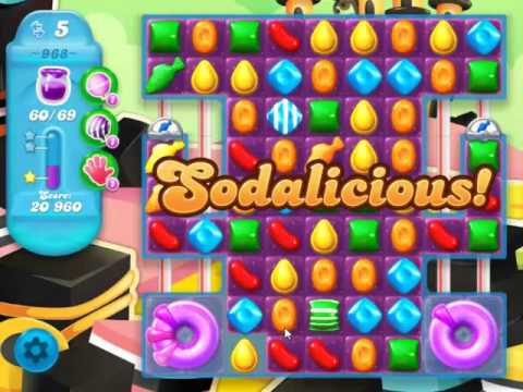 Candy Crush Soda Saga Level 968 - NO BOOSTERS