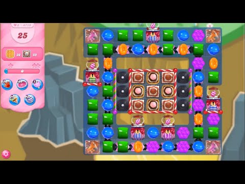 Candy Crush Saga Level 4715 NO BOOSTERS