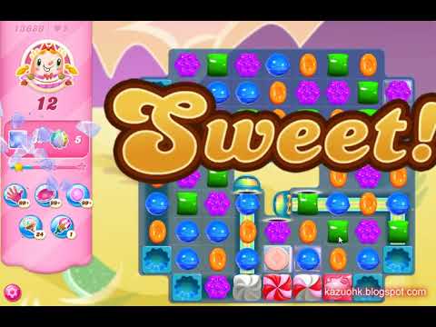 Candy Crush Saga Level 13686 (3 stars, NO boosters)