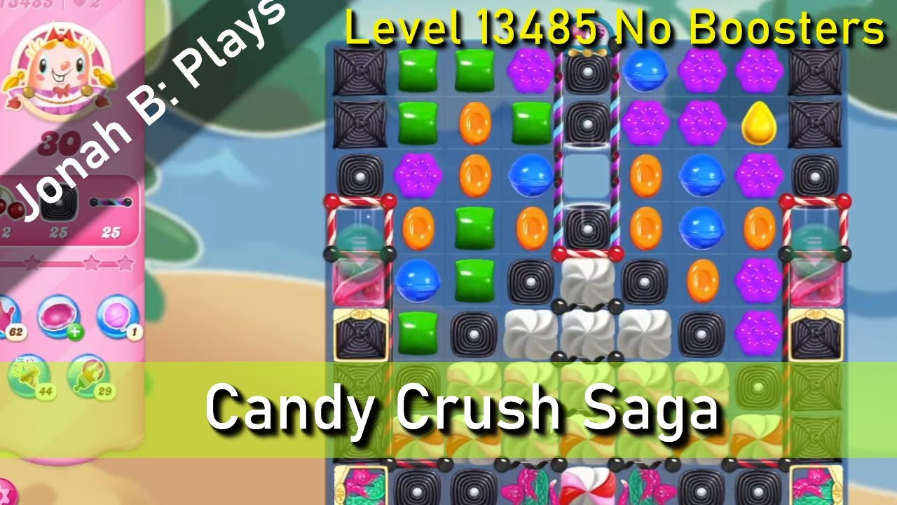Candy Crush Saga Level 13485 No Boosters